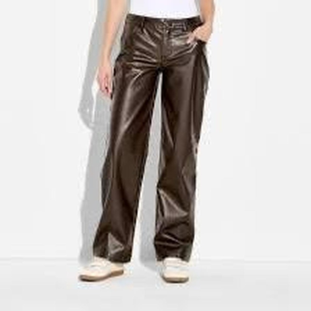 Wild Fable Women's Straight Leg Faux Leather Pants